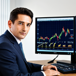 Currency Exchange**

"A professional financial advisor in a modest business suit, sitting at a desk with currency exchange charts displayed on multiple monitors, fully clothed, appropriate attire, safe for work, perfect anatomy, natural proportions, professional photography, high quality, modern office setting, charts showing Euro and US Dollar fluctuations, family-friendly."

**