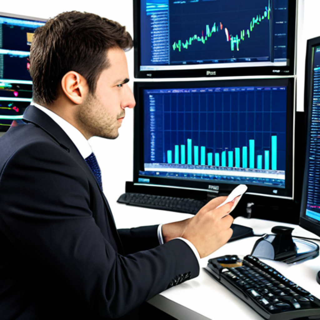 외환관리사와 금융 시장 리더 사례 - Modern Currency Trader**

"A focused currency trader working at a desk in a brightly lit, modern off...