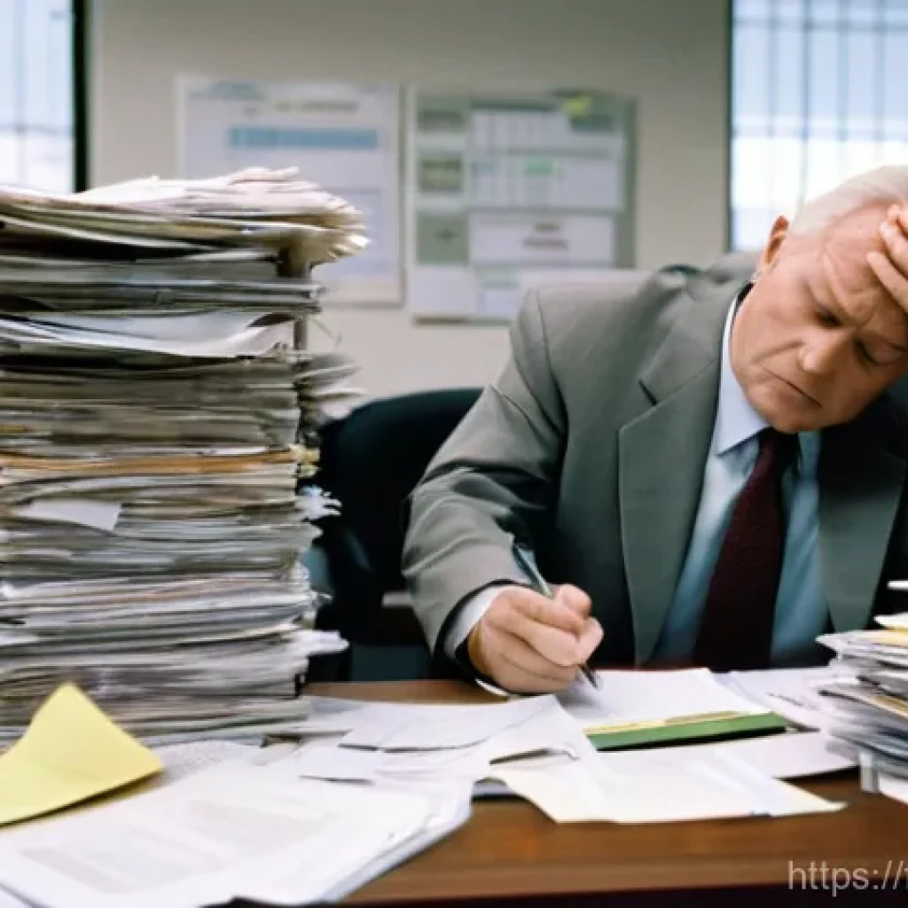 외환관리사와 외환 관리 시스템 개발 - **Prompt 1: "The Manual Burden of Foreign Exchange"**
A highly detailed, realistic photograph se...