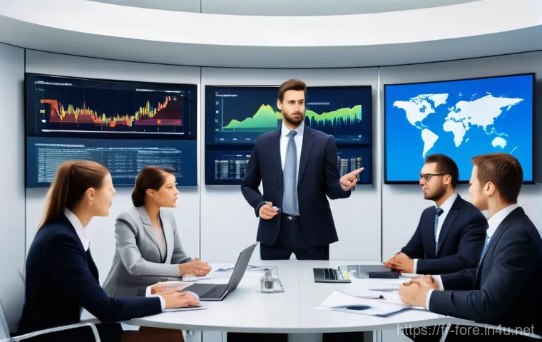 외환관리사 자격증 보유자의 하루 - A focused corporate treasurer, a person of indeterminate gender, in a modern, well-lit office during... 외환관리사 자격증 보유자의 하루 - A focused corporate treasurer, a person of indeterminate gender, in a modern, well-lit office during...