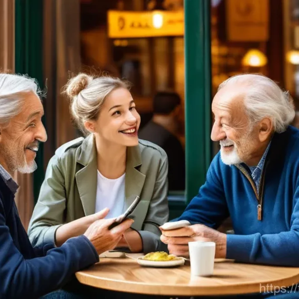 외환관리사와 환율 분석 사례 - A vibrant, realistic depiction of a diverse group of French people – including a young student, a mi...
