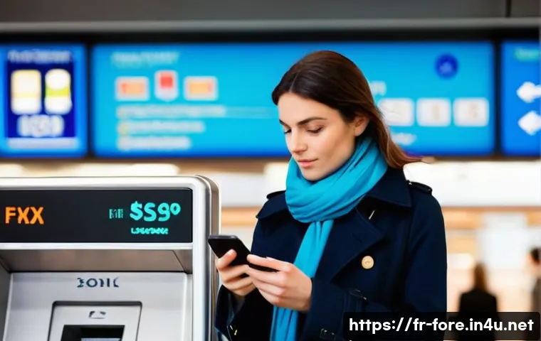 외환관리사와 외환 거래법 해설 - **Prompt 1: The Savvy Traveler at a Parisian Airport**
    A chic French woman, in her early 30s, dr...