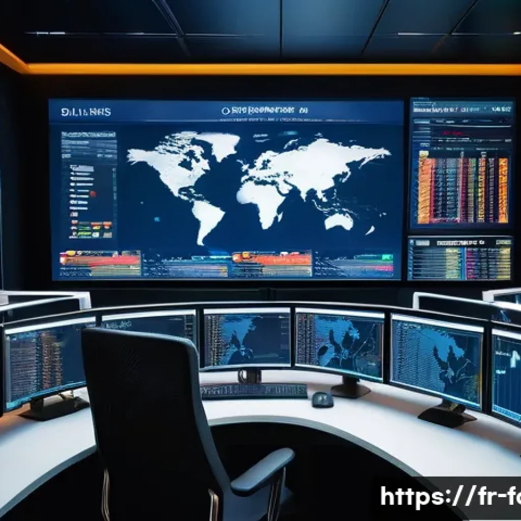 외환관리사와 외환 관리 성공 팁 - A detailed digital illustration of a modern foreign exchange trading room in Paris, featuring divers...