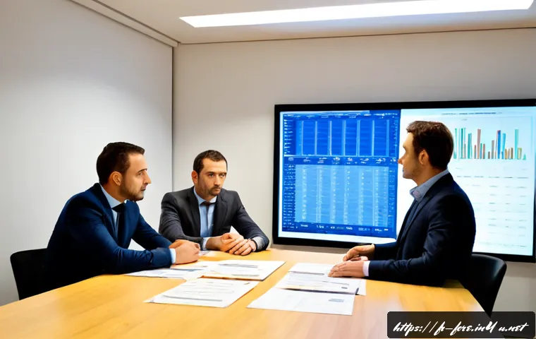 외환관리사와 사내 교육 프로그램 - Photorealistic corporate training session in a modern Paris office, a French foreign exchange specia...